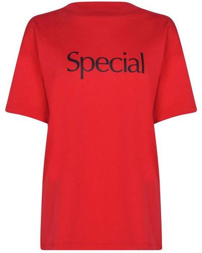 More Joy Logo T Shirt - Red