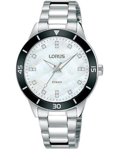 Lorus Steel Classic Analogue Quartz Watch - Metallic