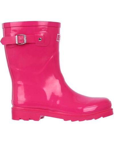 Gelert Mid Welly Boot - Pink