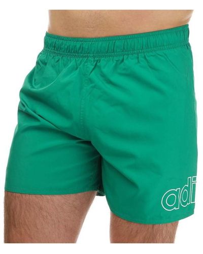 adidas Logo Swim Shorts - Green