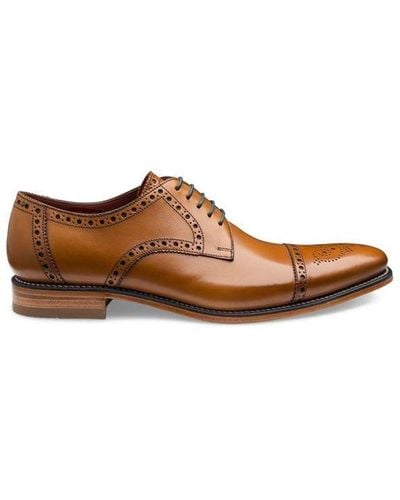 Loake Foley Derby Shoes - Brown