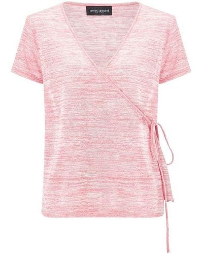 James Lakeland Wrap T-shirt - Pink