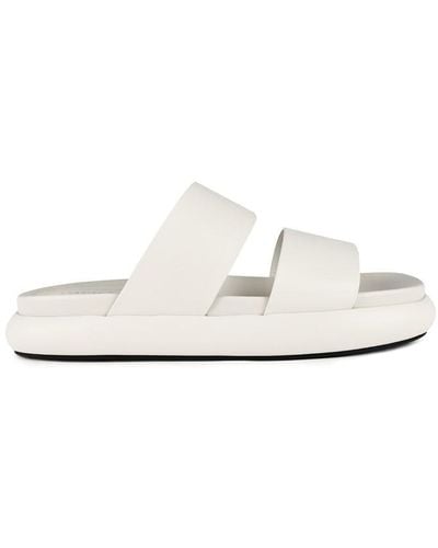 Charles and Keith Double Strap - White
