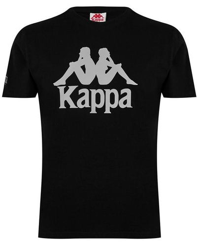 Kappa Authentic Logo T Shirt - Black