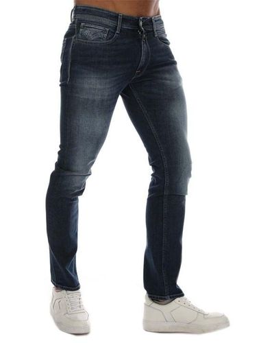 Replay Rocco Straight Fit Jeans - Blue