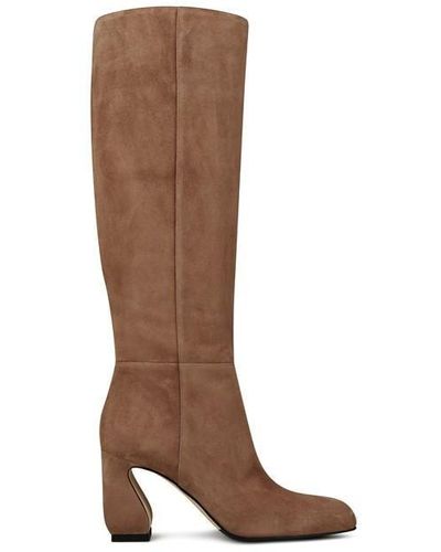 Sergio Rossi Suede Boots - Brown