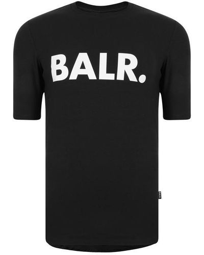 BALR Logo Short Sleeved T Shirt - Black
