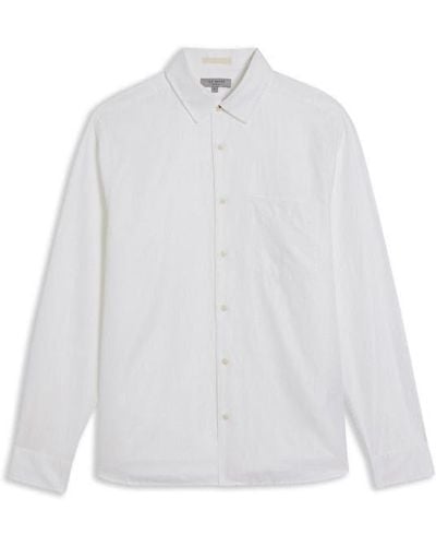 Ted Baker Addle Linen Shirt - White