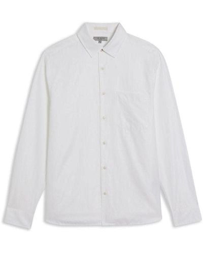 Ted Baker Addle Linen Shirt - White