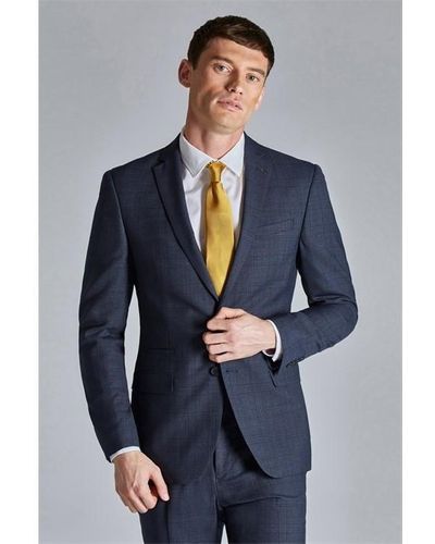 Ted Baker Ara Slim Fit Check Suit Jacket - Blue