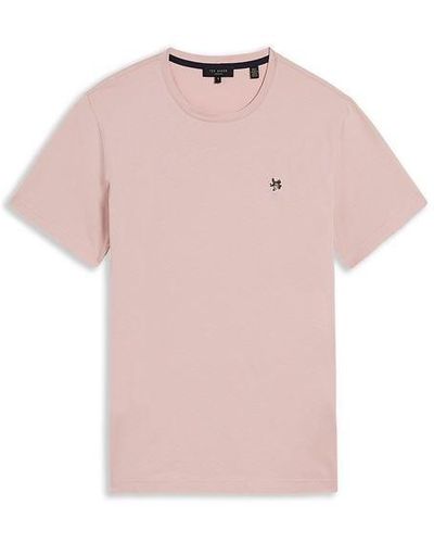 Ted Baker Oxford T Shirt - Pink