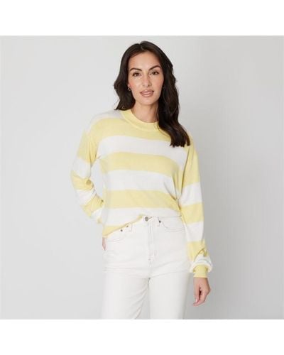 Be You Stripe Jumper - Yellow