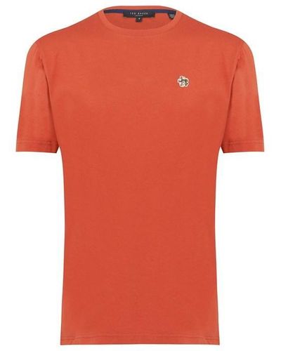Ted Baker Oxford T Shirt - Orange