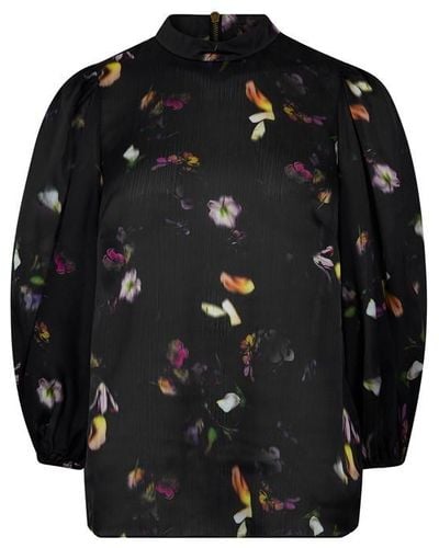 Ted Baker Niycole High Neck Top - Black
