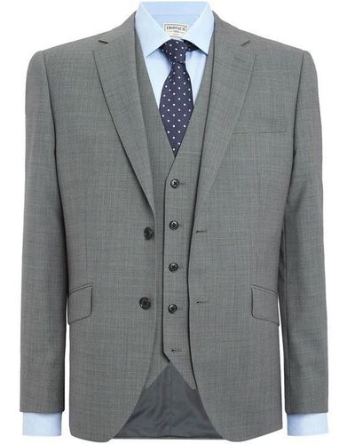 Howick Ellsworth Slim Fit Suit Jacket - Grey