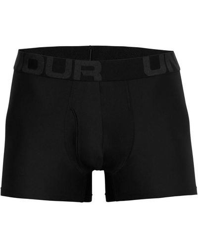 Under Armour Tech 3inch 2 Pack Boxers - Black