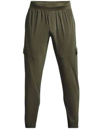 Under Armour S Stretch Woven Cargo Trousers Marine Green/black L