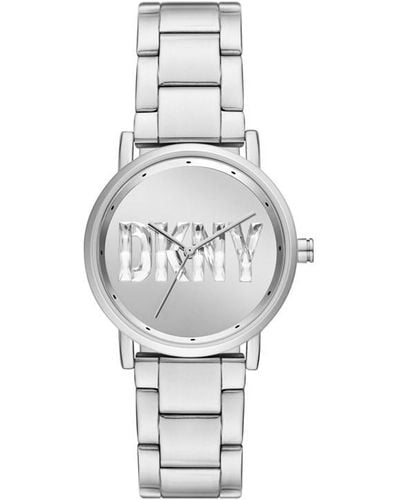 DKNY Analogue Quartz Watch - Metallic