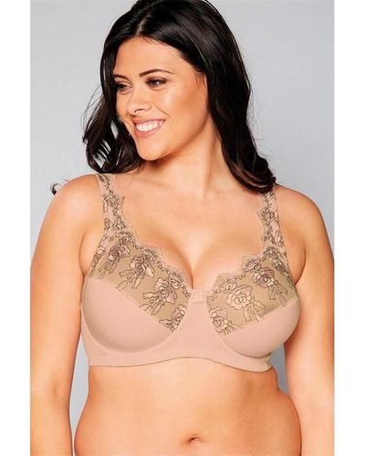 Be You Luxury Lace D-h Bra - Natural