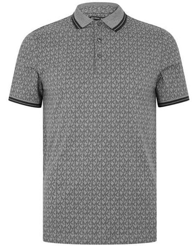 Michael Kors Signature Greenwich Polo Shirt - Grey