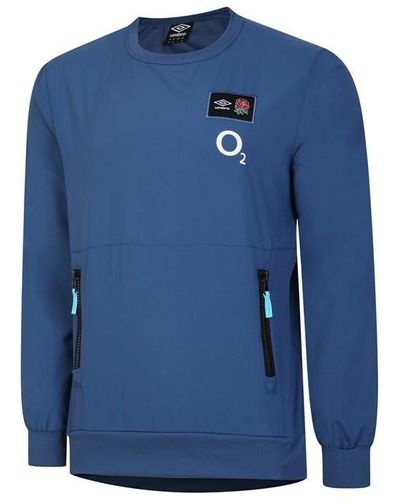 Umbro England Rugby Sweatshirt Adults - Blue