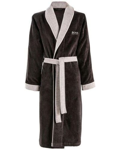 HUGO Lord Kimono Dressing Gown - Black