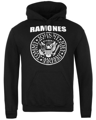 Official Band Ramones Hoody Adults - Black
