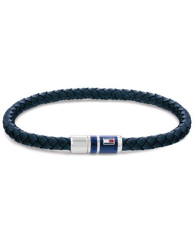 Tommy Hilfiger River Braided Bracelet - Blue