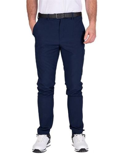 Island Green Golf Tour Stretch Tapered Trousers - Blue