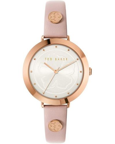 Ted Baker Steel Fashion Analogue Watch - White