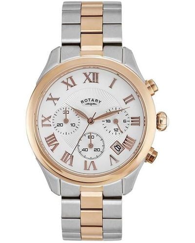Rotary Ladies Chronograph Watch - Metallic