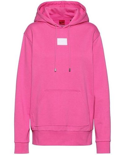 HUGO Dasweater2 Hood Ld99 - Pink