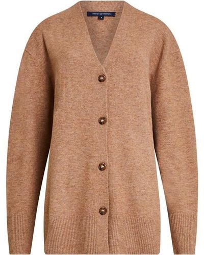 French Connection Fc Vhari Cardigan Ld34 - Brown