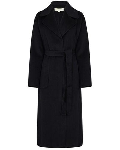 MICHAEL Michael Kors Mmk Robe Coat Ld10 - Black