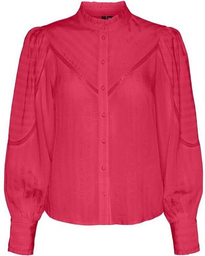 Vero Moda Vm Ls Lc Shirt Ld99 - Pink
