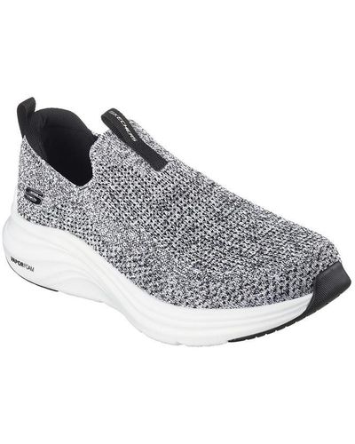 Skechers Heathered Knit Stretch Fit Slip-on Runners - Blue