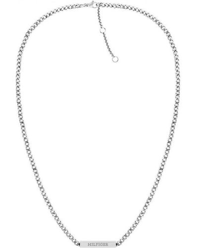 Tommy Hilfiger Ladies Thj Layered Pendant Necklace 2780847 - Metallic