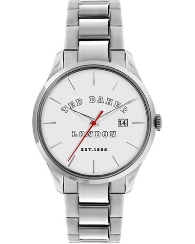 Ted Baker Steel Fashion Analogue Quartz Watch - Metallic