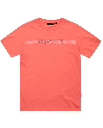 Nicce London Zonda T Shirt - Pink