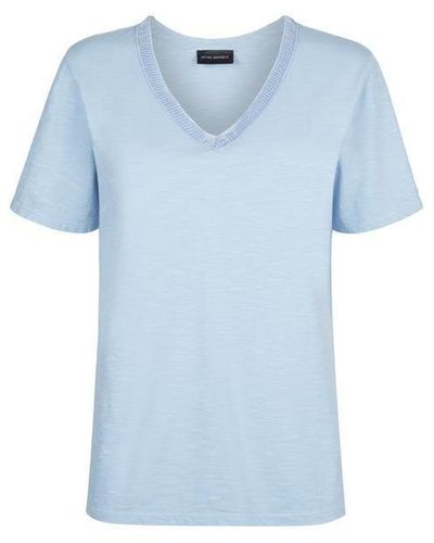 James Lakeland Sequin Trim T-shirt - Blue