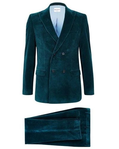 Without Prejudice Waldorf Cord Suit - Blue