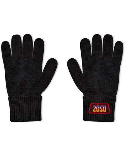DSquared² Dsq Gamer Gloves Sn34 - Black