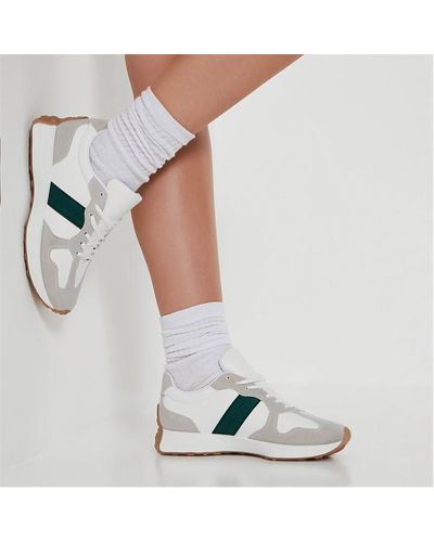 I Saw It First Chunky Sole Colourblock Trainers - White