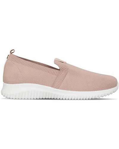 Be You Memory Foam Slip On Knit Trainer - Pink
