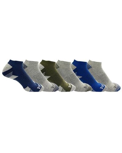 Everlast 6 Pack Trainers Socks - Blue