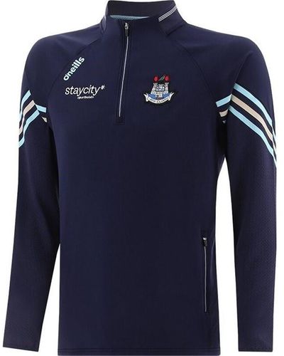 O'neill Sportswear Dublin Weston Half Zip Brushed Top Senior - Blue