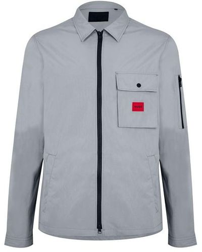 HUGO Emmond Overshirt - Grey
