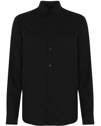 Pierre Cardin Long Sleeve Shirt - Black