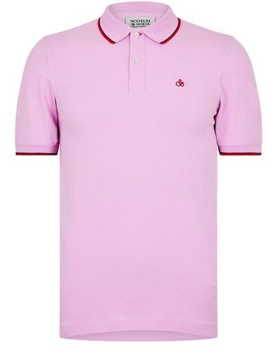 Scotch & Soda Scotch Clsc Tip Polo Sn34 - Pink