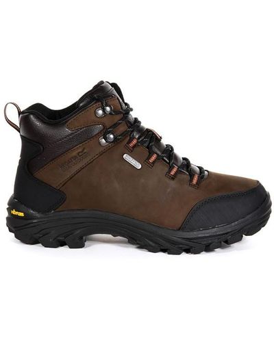 Regatta Burrell Leather Waterproof Walking Boot - Brown